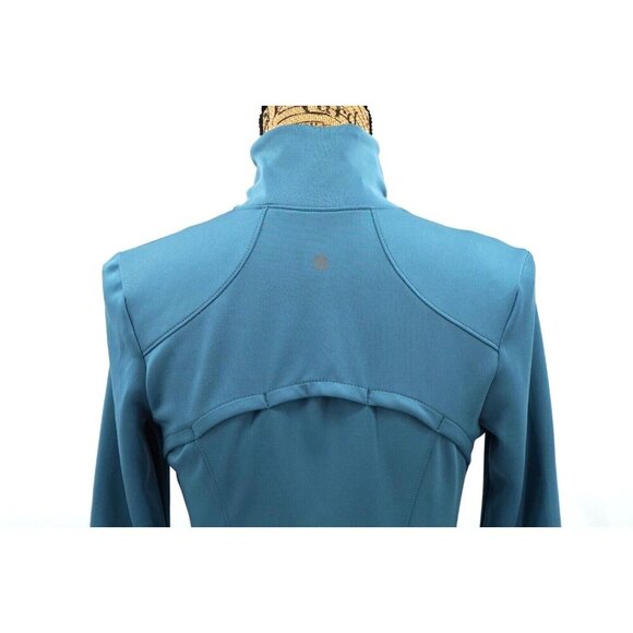 Apana Jacket Women Extra Small‎ XS Blue Zipper Pockets Activewear Long Sleeve - Picture 8 of 11